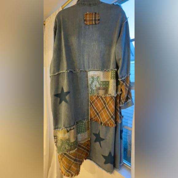 MONROE PATCHWORK DUSTER JACKET - Picture 5 of 5